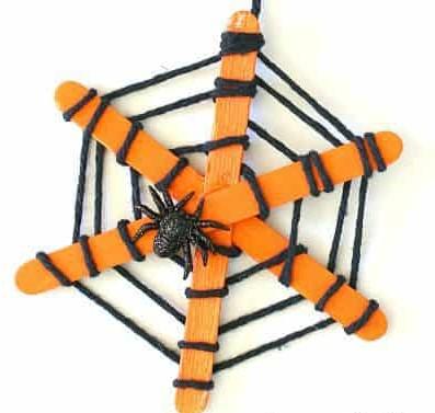 Image for event: Craft Stick Spider Web
