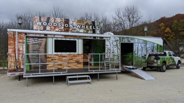 Image for event: Woods on Wheels Interactive Exhibit