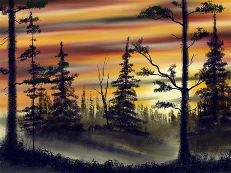 Image for event: Bob Ross Paint Class